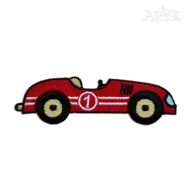 Sports Retro Racing Car Machine Embroidery Design by Apex