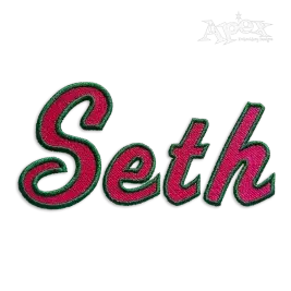 Sports Script Two Color Embroidery Fonts By Apex Design Letters