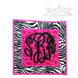Square Applique Embroidery Design Frame