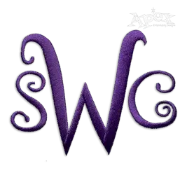 Squiggles Machine Embroidery Font by Apex Letters