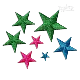 Stars Bundle Machine Embroidery Designs by Apex Digitized by Apex