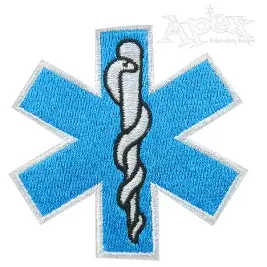 Star of Life Embroidery design