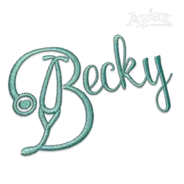 Stethoscope Alphabet Letters Machine Embroidery Font