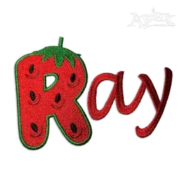 Strawberry Embroidery Font By Apex Designs Letters