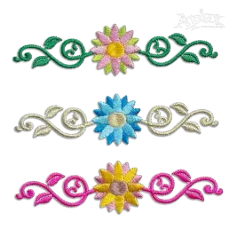 Sunfowers Machine Embroidery Design - Apex