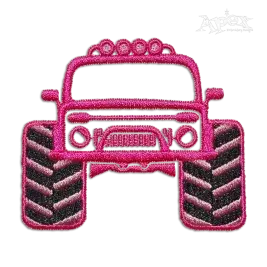 SUV Jeep Car Machine Embroidery Design by Apex