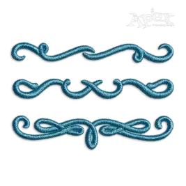 Swirl Accents 3D Puff