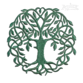 Swirly Pattern Tree Machine Embroidery Designs by Apex
