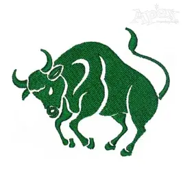 Taurus Zodiac Embroidery Design