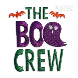 The Boo Crew Ghost Machine Embroidery Design - Apex