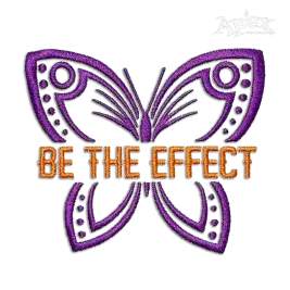 Be The Effect Butterfly Machine Embroidery Design