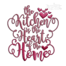 The KITCHEN is the HEART of the HOME Embroidery Designs
