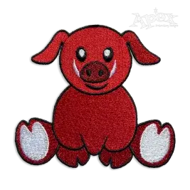The Razor Back Pig Machine Embroidery Design