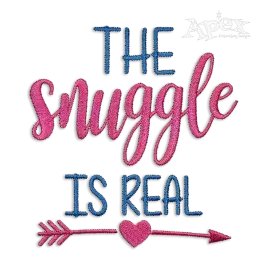 The Snuggle Is Real Machine Embroidery Design