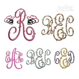 Thorn Rose Embroidery Font Machine Embroidery Designs All