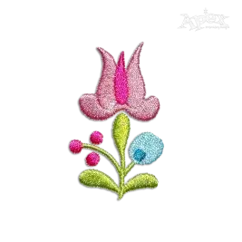 Tiny Decorative Flower Machine Embroidery Design