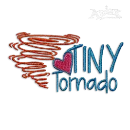 Tiny Tornado Machine Embroidery Design by Apex