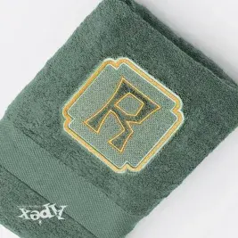 Titus Knockdown Quilted Backdrop Square Stitch Embroidery Monogram Towel 6