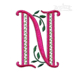 Tree Machine Embroidery Fonts by Apex Designs