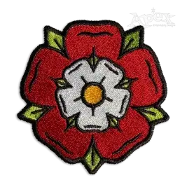 Tudor Flower Rose Machine Embroidery Design by Apex