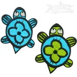 Turtle Baby Embroidery Design