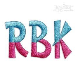 Two Color Fun Machine Embroidery Fonts