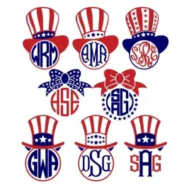 Round SVG Cuttable Frames