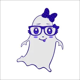 Cute Ghost SVG Cuttable Designs