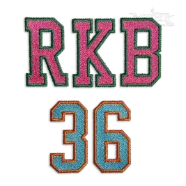 Varsity Tall Block Machine Embroidery Font - Apex