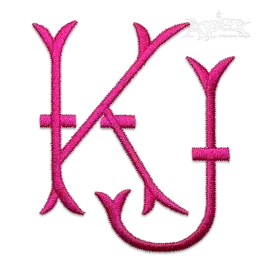 Victorian Alphabet Machine Embroidery Font