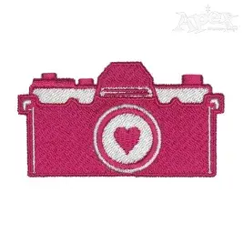 Vintage Film Camera Embroidery Design