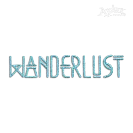 Wanderlust Travel Adventure Machine Embroidery Design