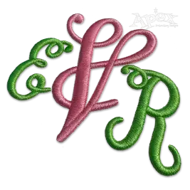 Watkins 3D Puff Embroidery Font