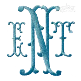 Wicks Candle Machine Embroidery Font Alphabet