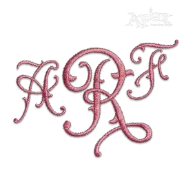 Wicks Elegant Letters Machine Embroidery Font by Apex