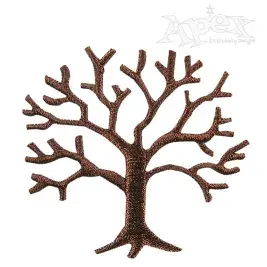 Winter Tree Embroidery Design