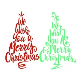 Wish You a Merry Christmas SVG Cuttable Design