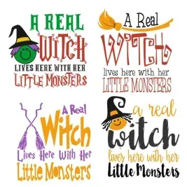 Witch SVG Cuttable Designs