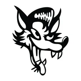Wolf Man Cuttable Design