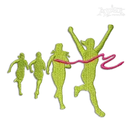 Runner 5k Embroidery Design by Apex Digitizing