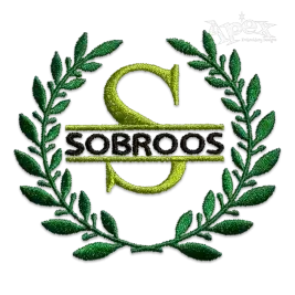 Wreath Split Letters Machine Embroidery Font