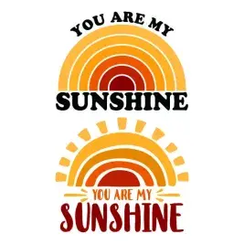 You Are My Sunshine SVG Cuttable Design