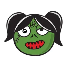 Zombie Girl Cuttable Design
