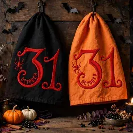 October 31st Embroidery Design bag