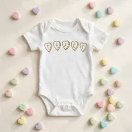 Sweet Heart Candy Embroidery Font Tracy