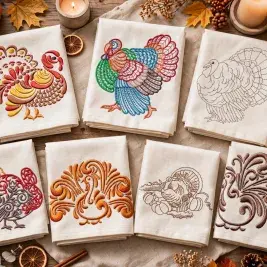Floral Art Thanksgiving Turkey Pack Harvest