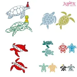 Turtle SVG PNG Bundle SVG PNG cut file