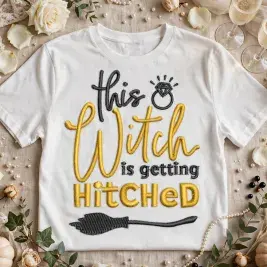 Hallowwen Bride Shirt Wedding