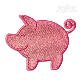 Cute Farm Pig Machine Embroidery Designs