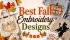 fall embroidery designs​